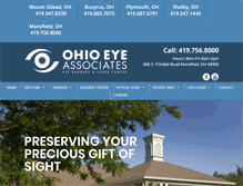 Tablet Screenshot of ohioeyeassociates.com